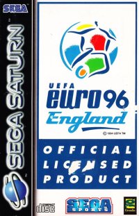 UEFA Euro 96 England PAL Sega Saturn PAL box art